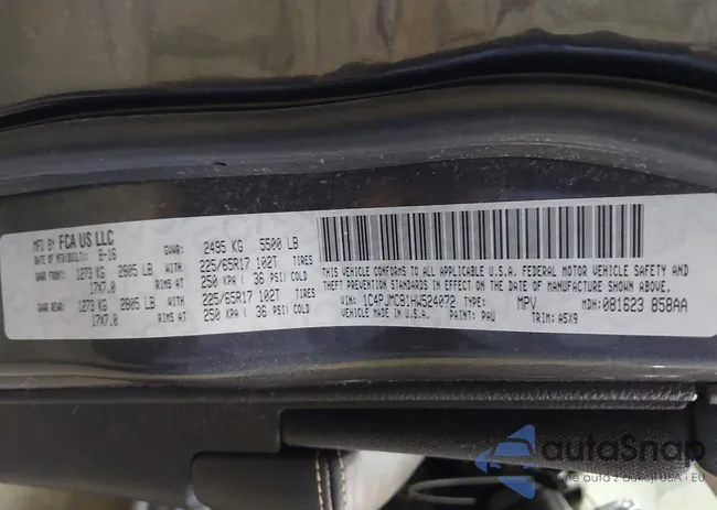 1C4PJMCB1HW524072: 43170571