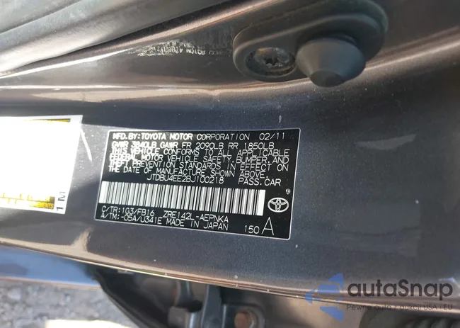 JTDBU4EE2BJ100218: 43169653