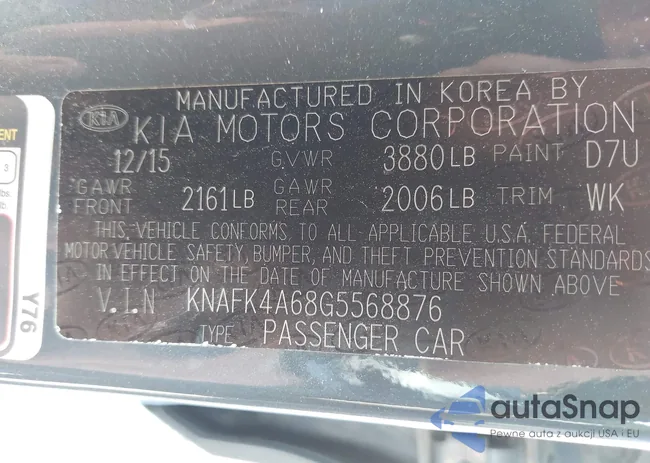 KNAFK4A68G5568876: 43169801