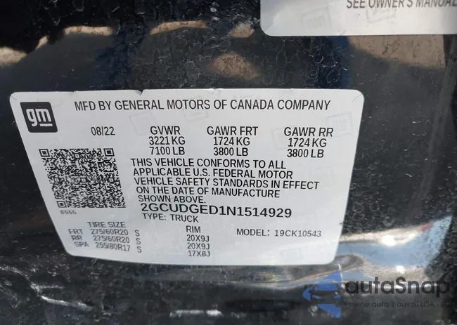 2GCUDGED1N1514929: 43169846