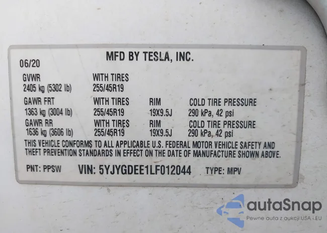 5YJYGDEE1LF012044: 43171462