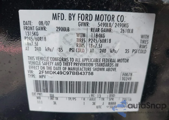 2FMDK49C97BB43758: 43171532