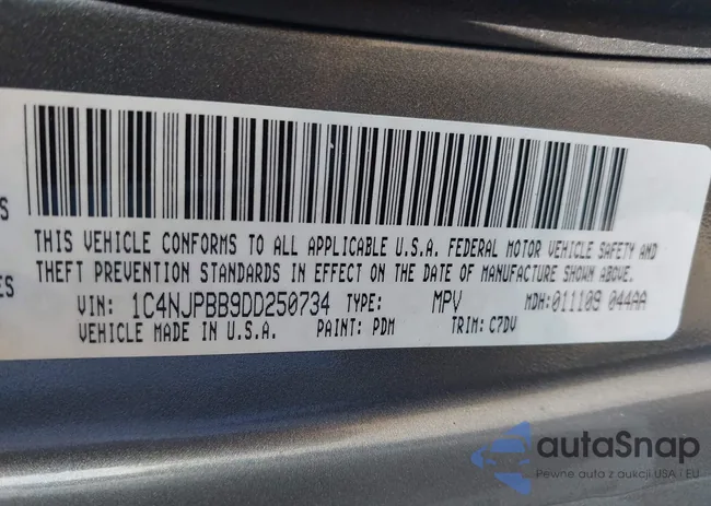 1C4NJPBB9DD250734: 43170976