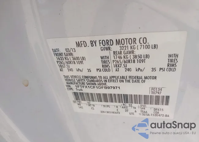 1FTFX1CF1DFB97971: 43172176