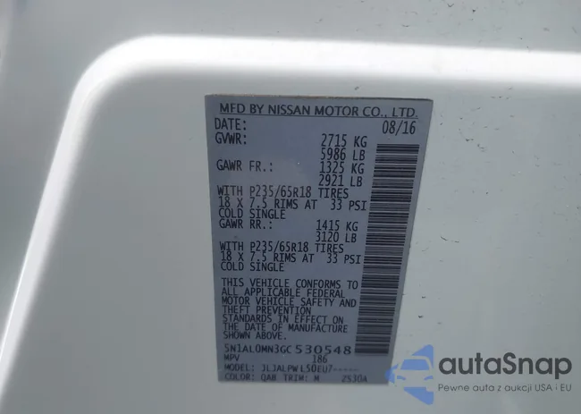 5N1AL0MN3GC530548: 43172180