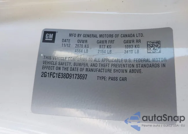 2G1FC1E38D9173697: 43172246