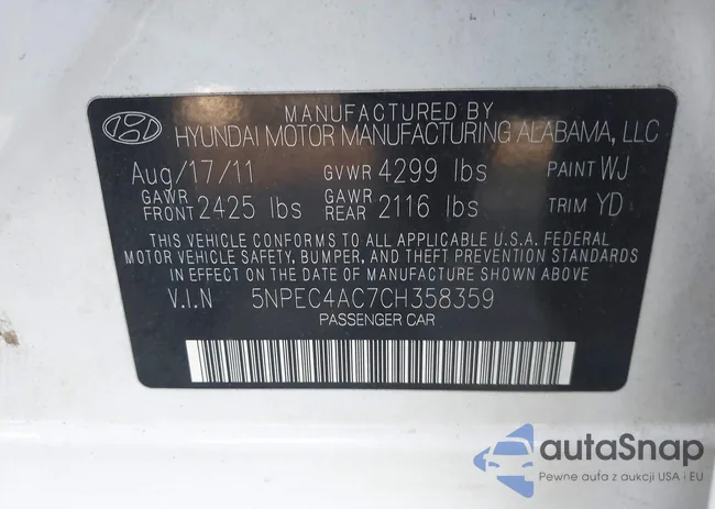 5NPEC4AC7CH358359: 43172299