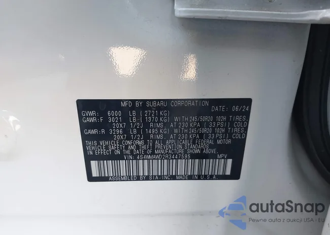 4S4WMAWD2R3447595: 43172300