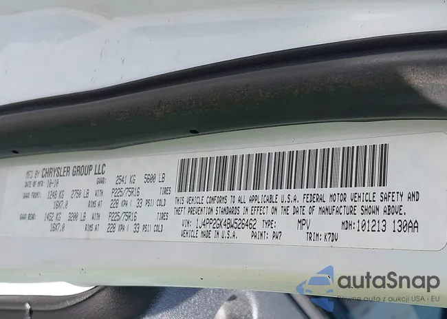 1J4PP2GK4BW526462: 43172306