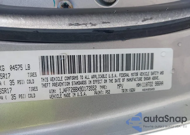 1J4FF28BX9D173552: 43172425