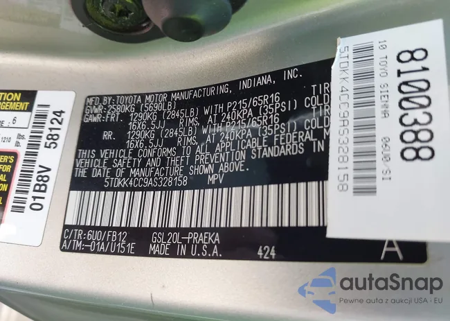 5TDKK4CC9AS328158: 43172572