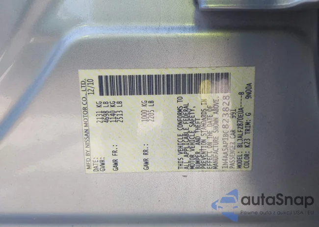 1N4AA5AP1BC823828: 43171859