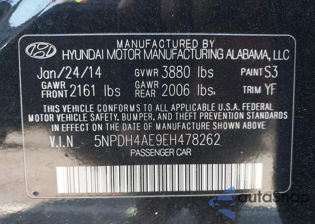 5NPDH4AE9EH478262: 43171984