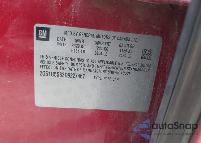 2G61U5S33D9227467: 43173011