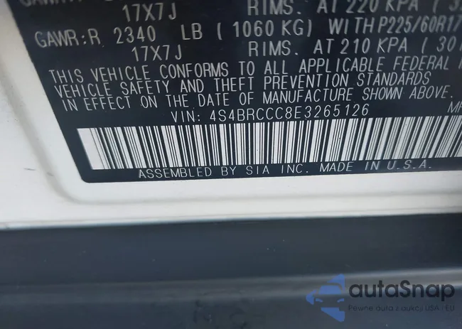 4S4BRCCC8E3265126: 43173040