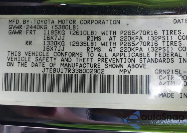 JTEBU17R338002902: 43173249