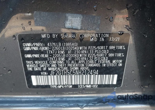 JF2GTHSC5NH212494: 43173299