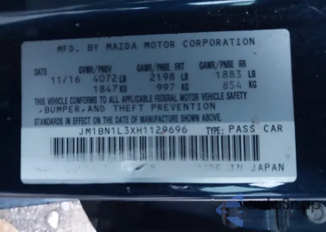 JM1BN1L3XH1129696: 43173543