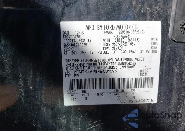 2FMTK4AP8FBC31595: 43172658