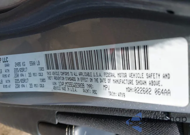 1C4PJMCS5EW223039: 43172759