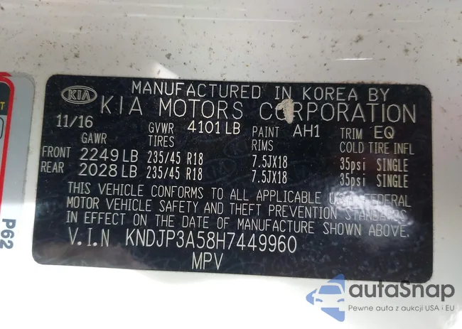 KNDJP3A58H7449960: 43172782