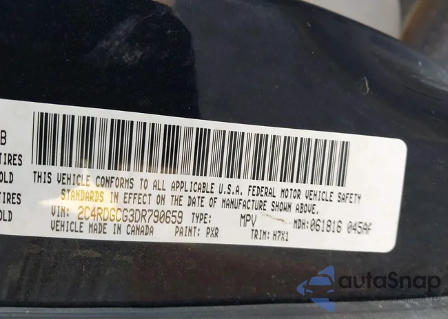 2C4RDGCG3DR790659: 43172817