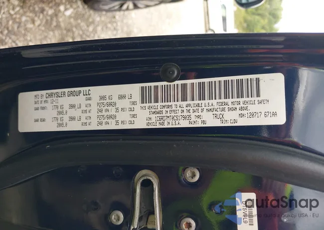 1C6RD7MT0CS179035: 43172962