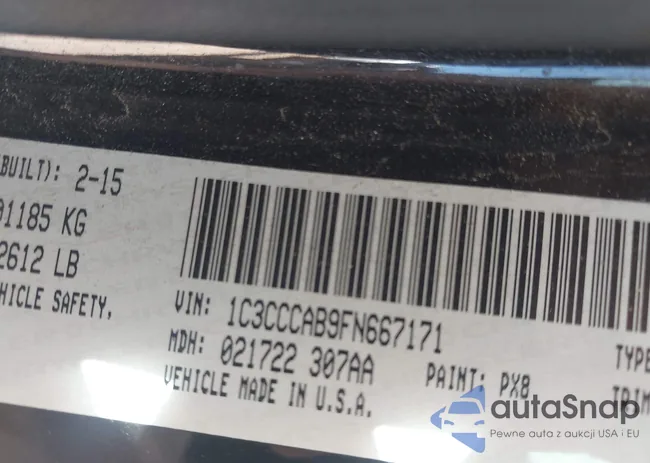 1C3CCCAB9FN667171: 43174018