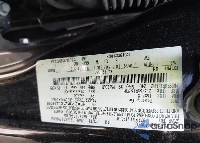 1FADP3K21DL298095: 43174212