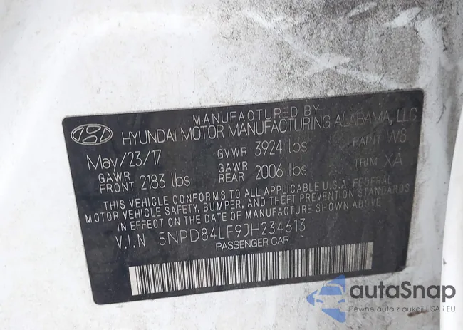 5NPD84LF9JH234613: 43174354