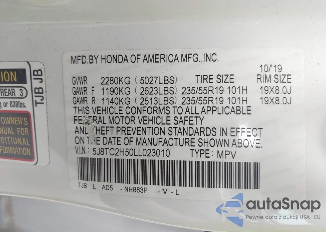 5J8TC2H50LL023010: 43174458