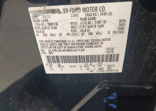 2LMDJ6JK5BBJ21125: 43173633