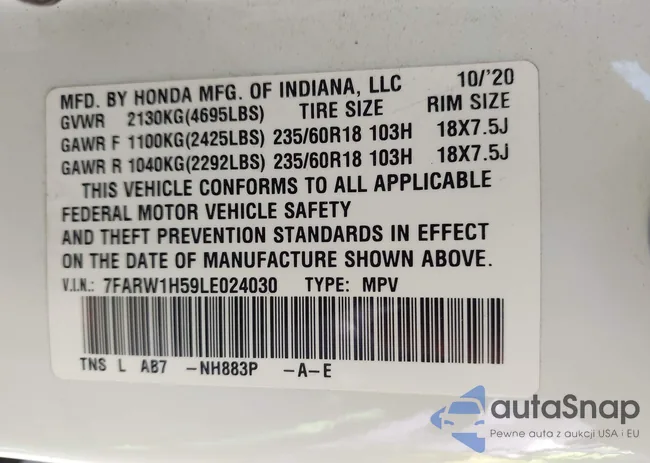 7FARW1H59LE024030: 43175344