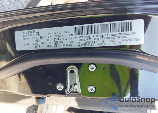 1C6RR7GG7LS146792: 43174636