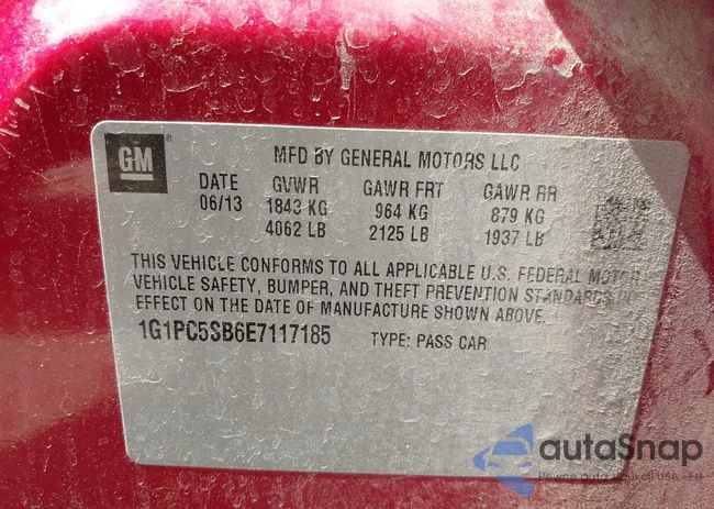 1G1PC5SB6E7117185: 43174671