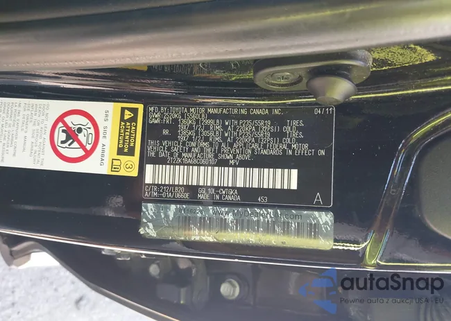 2T2ZK1BA6BC060107: 43174701