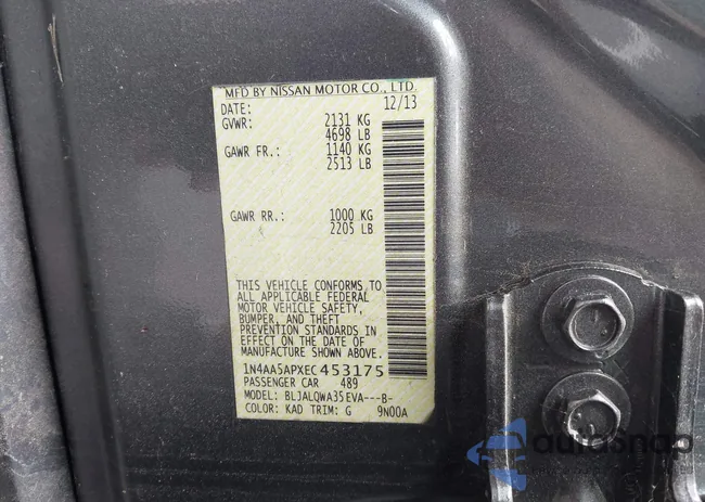 1N4AA5APXEC453175: 43174723