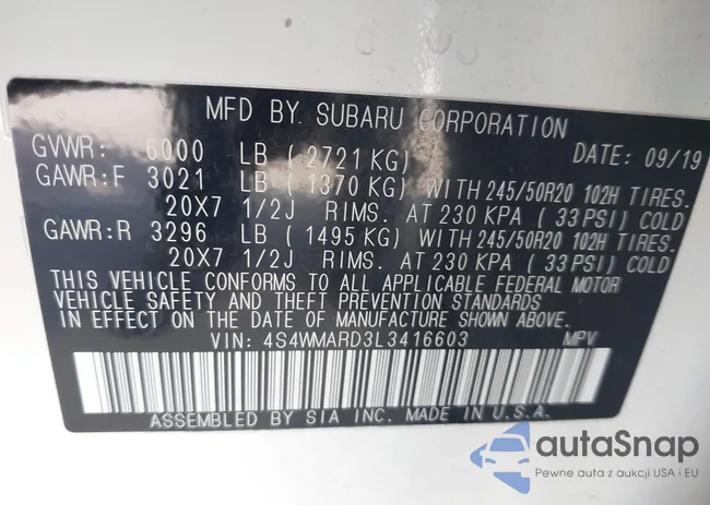 4S4WMARD3L3416603: 43174832