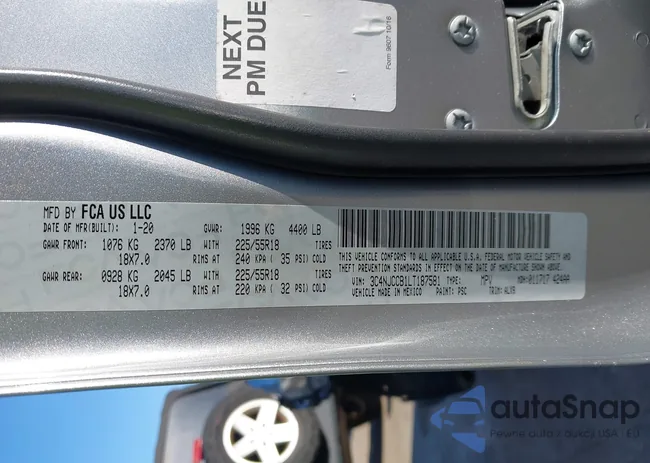 3C4NJCCB1LT187581: 43175999