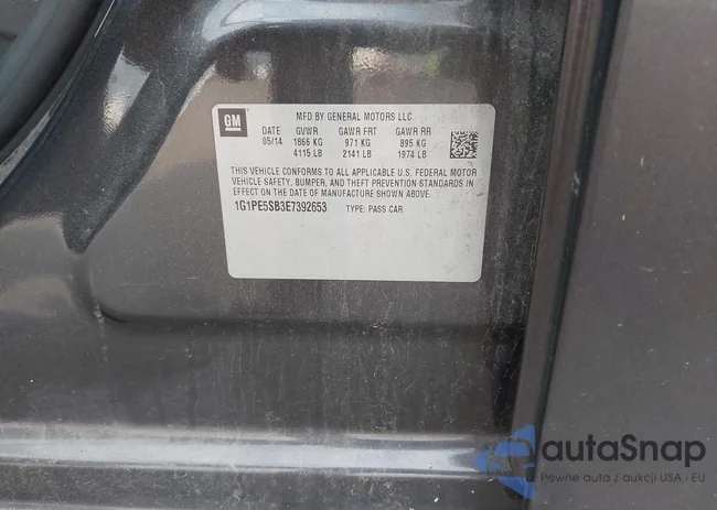 1G1PE5SB3E7392653: 43176088