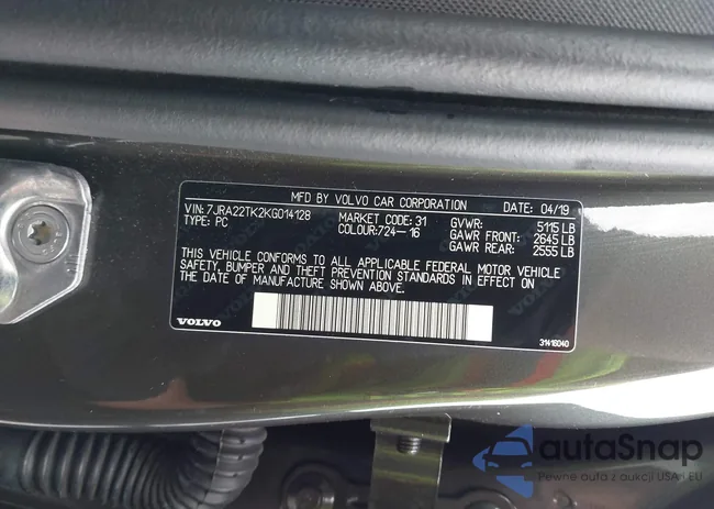 7JRA22TK2KG014128: 43176190