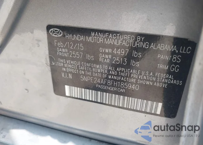 5NPE24AF8FH185940: 43176198