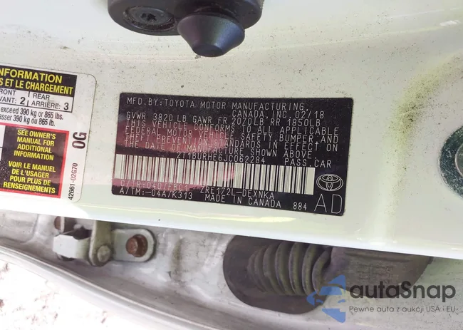 2T1BURHE6JC062284: 43176393