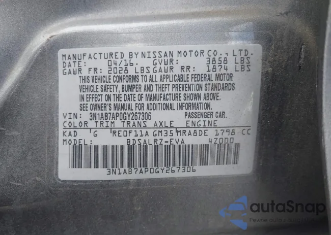 3N1AB7AP0GY267306: 43176547