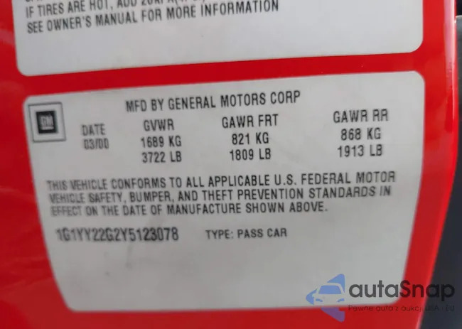 1G1YY22G2Y5123078: 43175620