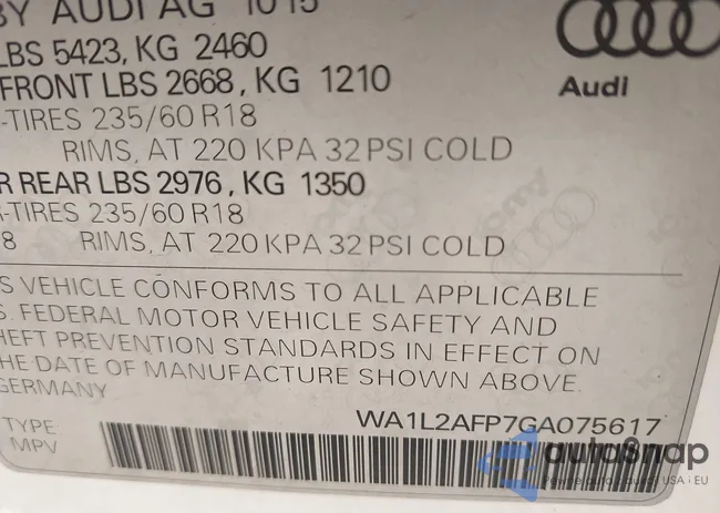 WA1L2AFP7GA075617: 43175636