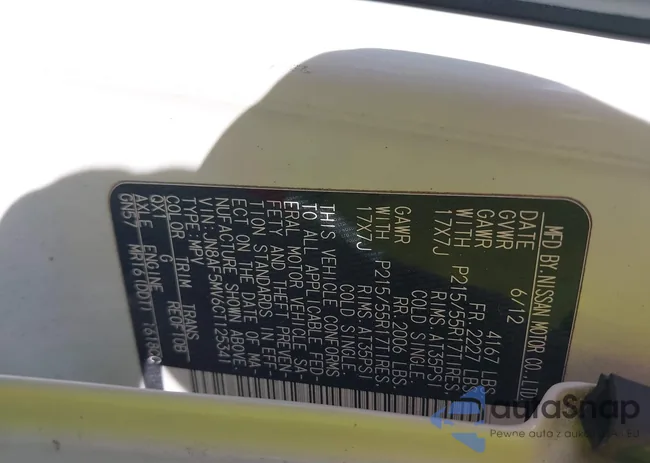 JN8AF5MV6CT125341: 43177172