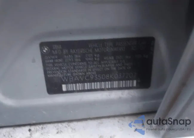 WBAVC93508K037202: 43177173