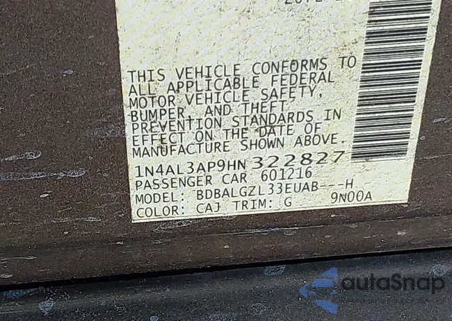 1N4AL3AP9HN322827: 43177218