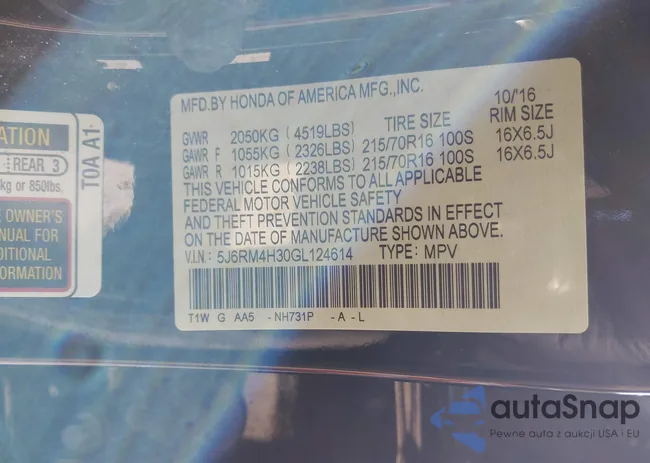 5J6RM4H30GL124614: 43177254